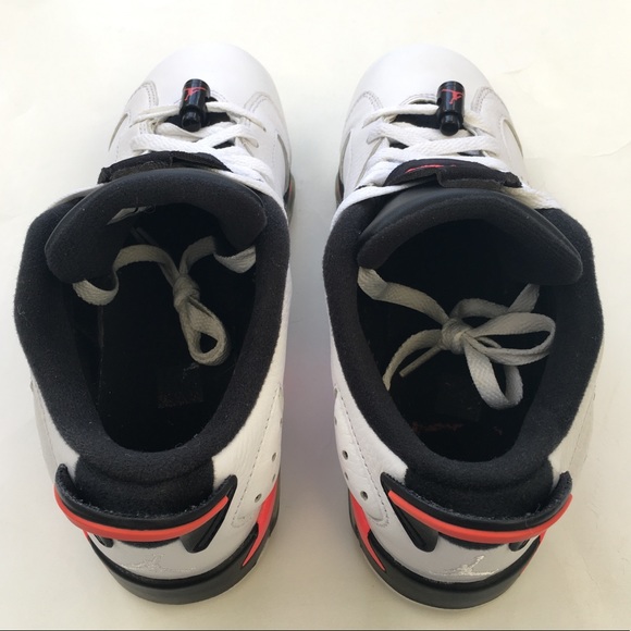 SOLD! Nike Air Jordan 6 Retro Low White Infrared Jordans - Picture 7 of 14